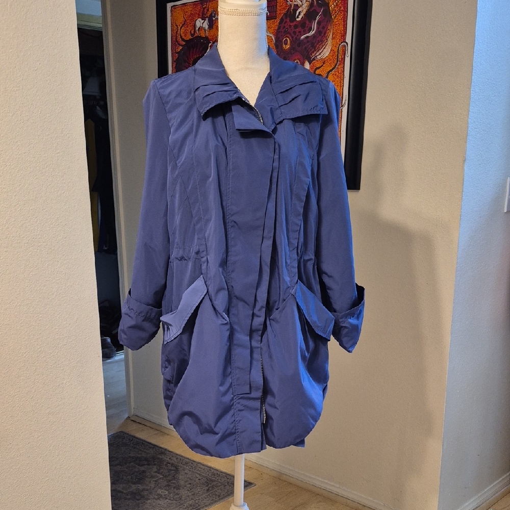 Bebe Blue Wind Breaker W Large Pockets